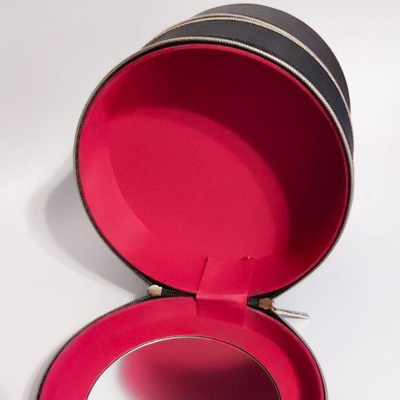 Lancôme Paris Makeup Train Case – Black & Fuchsia – Mirror – 2 compartments - Picture 6 of 11